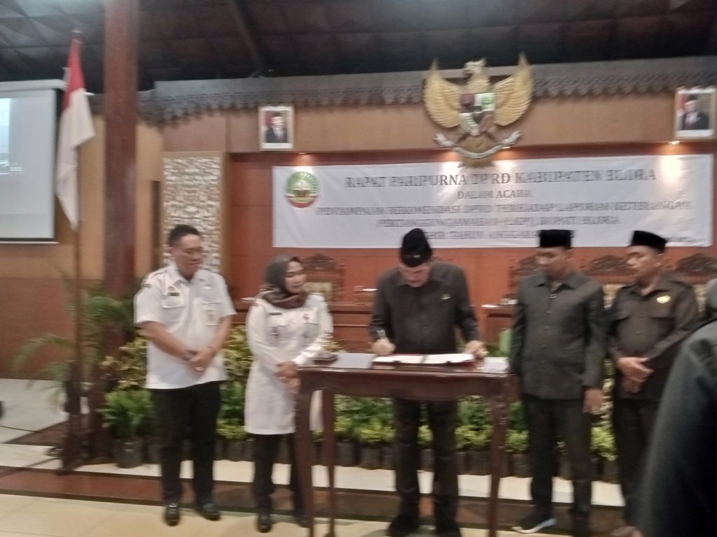 Rapat Paripurna Penyampaian LKPJ Bupati Blora TA 2023