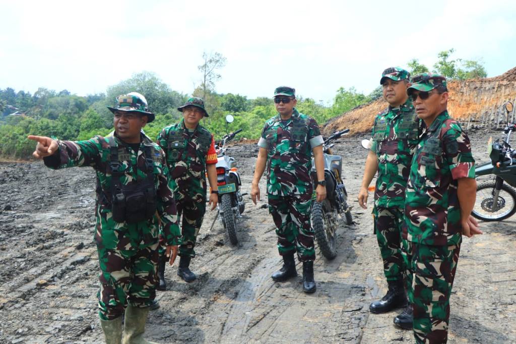 Kasdam VI/Mulawarman Kunjungi Lokasi TMMD Ke- 120 Kodim 0908/Bontang
