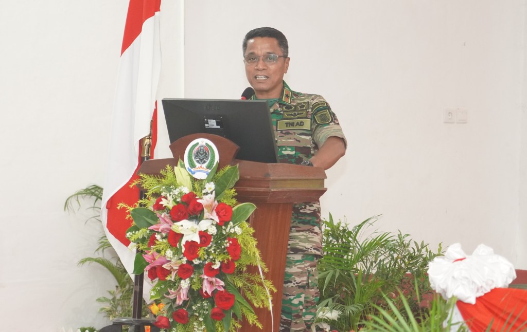 Kunjungi Kodim 0906/KKR, Danrem 091/ASN Sebut Program Ketahanan Pangan dan Tekankan Netralitas&nbsp;TNI