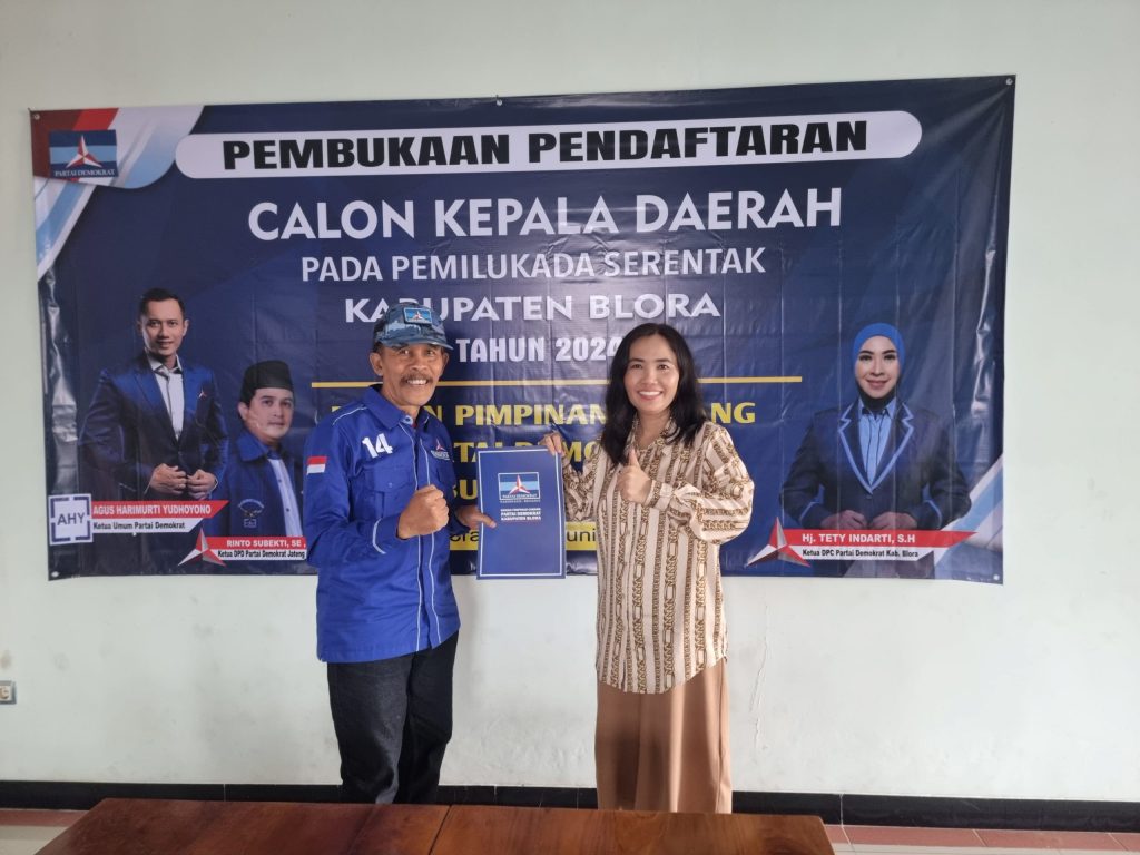 Empat Bacabup Ambil Formulir di DPC Partai Demokrat Blora 