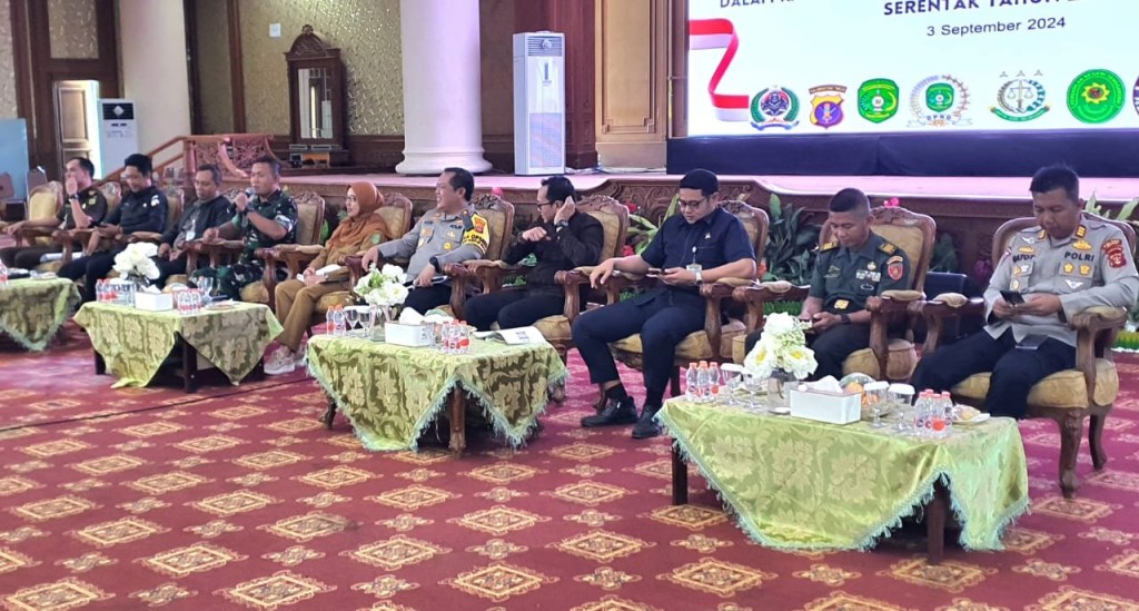 Dandim 0906/Kkr Hadiri Rapat Koordinasi Lintas Sektoral Daerah Dalam Rangka Pilkada Serentak